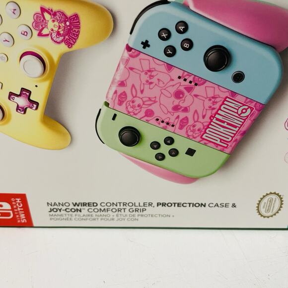 PowerA Nintendo Switch Controller Case & Comfort Grips Pokemon Sweet Friends NEW - Picture 3 of 4